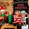Funny Christmas Banner Happy Xmas Backdrop Sign Winter Xmas Decor