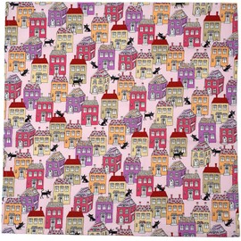Lunch Cloth 1 Piece 100% Cotton 17.7 x 17.7 inches (45 x 45 cm) Coco Land Pink