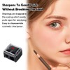 4 Pcs Dual-Head Makeup Pencil Sharpener, Eyeliner, Eyebrow, Lip Liner