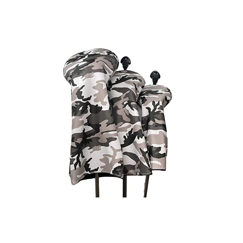 Set of 4 Camo Headcovers for DR (460cc Compatible), FW2,