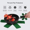 ZWWOGE Pan Protector, Green Pan Protector, Pack of 12, Pot