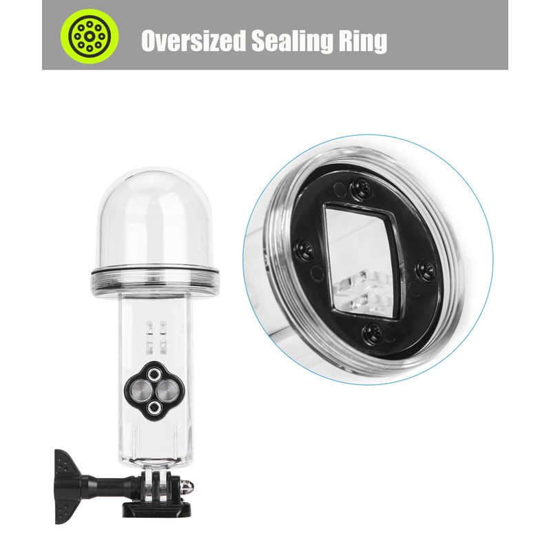 60M Waterproof Case for Osmo Pocket, 60M/196.8Ft Underwater Protective Shell