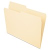 Pendaflex File Folders, Letter Size, Manila, 1/2 Cut, 100/BX (752