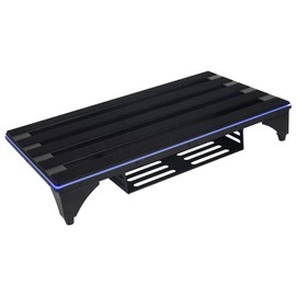 SOYAN RGB Glowing Guitar Pedal Board with Multiple Dynamic Lighting Effects and Music Sync Lighting, 22 x 12.5 IN (APB-22RGB)