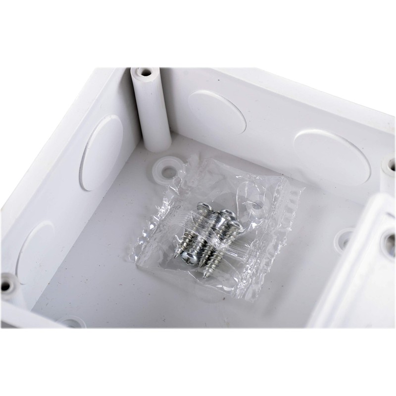 DJC Supply Co. 6" x 6" x 3" PVC Plastic