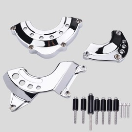 Motorcycle Engine Cover Engine Slider Engine Guard for Kawasaki Z900 Z900RS Z900RSCAFE All Years (Electroplated Silver)