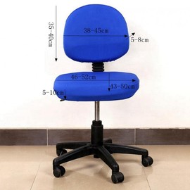 Sharplace Elastic Office Chair Cushion Cover, Cover for Office Chair, Computer Office Chair Cover, Stretch Chair Covers, Rotating Desk Chair Seat Covers for Dining Room, Office, Bar, Covers Only, Pink