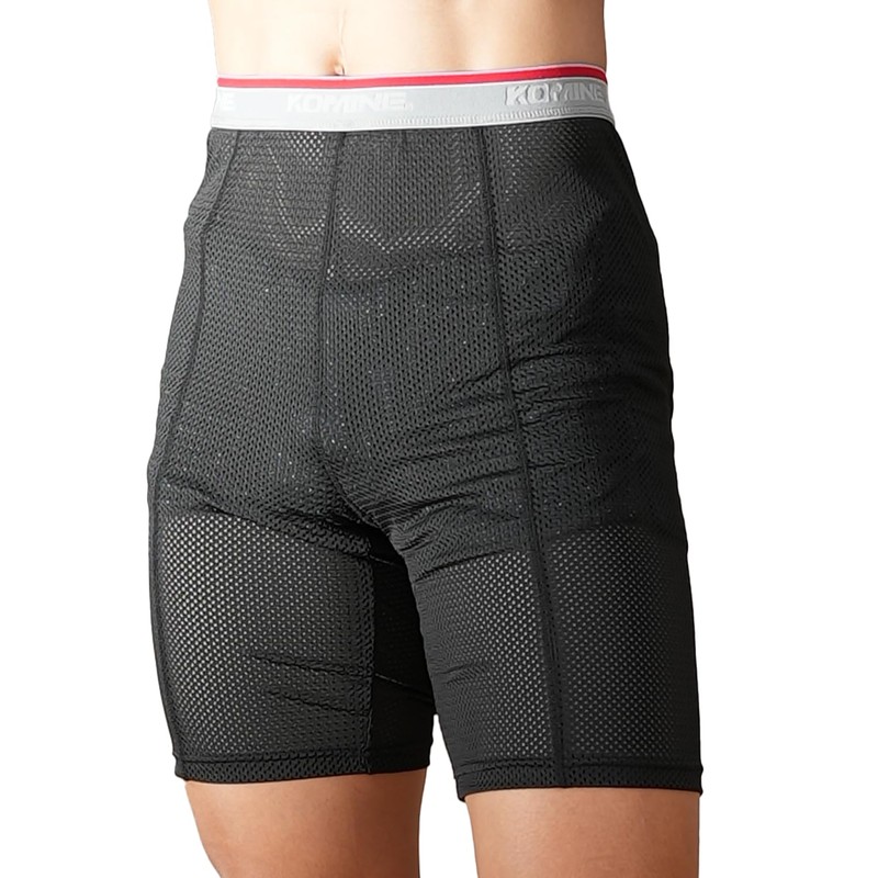 Komine SK-862 Sibilliless Gel Inner Pants for Motorcycles, No Numbness,