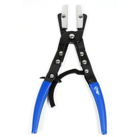 SMOTIVEPRO 12inch Ratcheting Hose Pinch Off Plier, Hose Pinch Plier Automotive Locking Pinch Off Plier Radiator, Coolant, Heater, Fuel Pinch