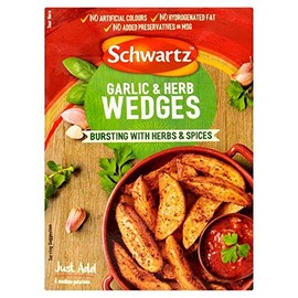 Schwartz Pot Garlic & Herb Wedges 38g