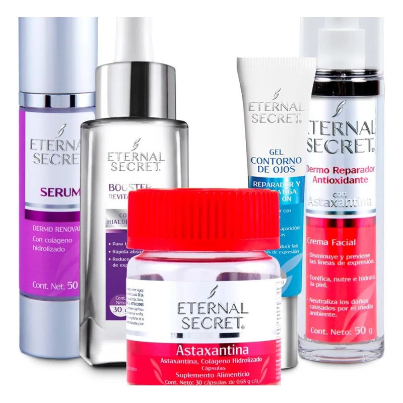 Eternal Secret |kit Colágeno 5 Productos De Skincare