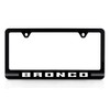 Ford Bronco UV Printed License Plate Frame - Gray