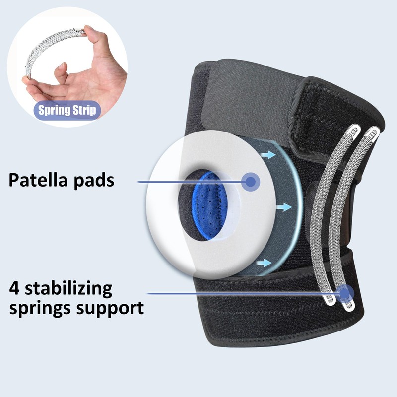 GenetGo Plus Size Knee Brace for Obese Women & Men