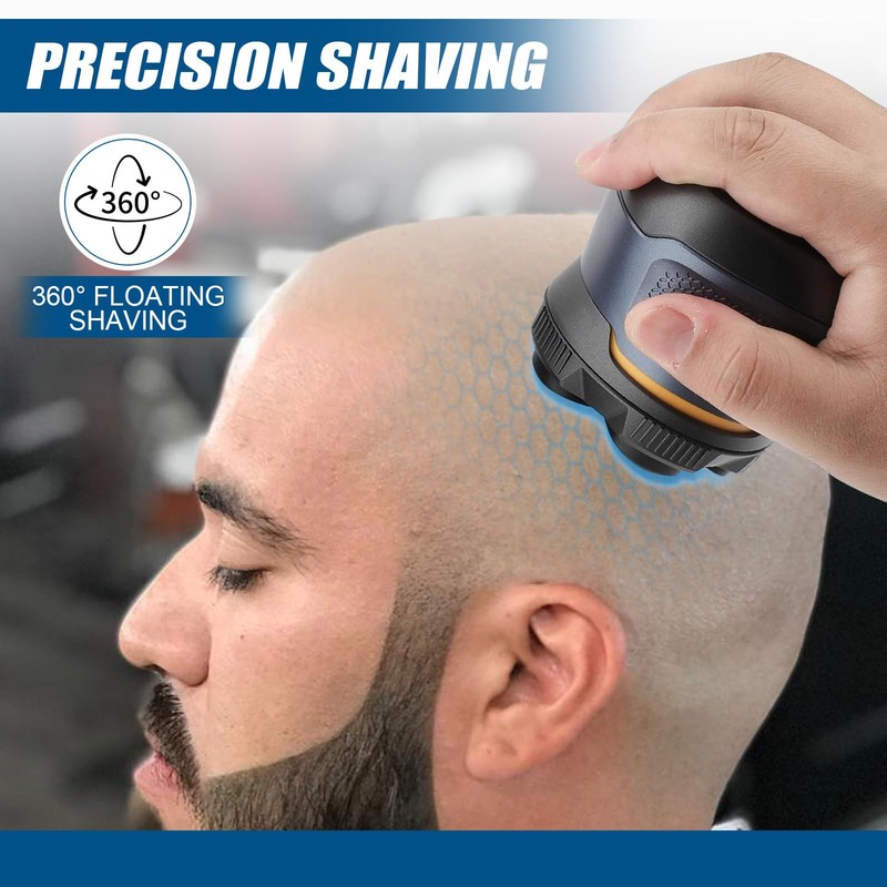 2PCS Magnetic 6 Blade Head Shaver Replacement Heads for DOAO