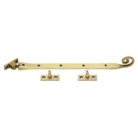 From the Anvil 12-inch Monkeytail Stay - Polished Brass