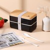 Sinnsally Bento Box Adult Lunch Box with Compartments for Women