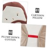 SUPVOX 1Pc Plush Jesus Throw Pillow Cute Cartoon Cushion for