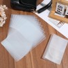 CREATCABIN 10 Pcs Passport Cover Clear Waterproof PVC Plastic Frosted