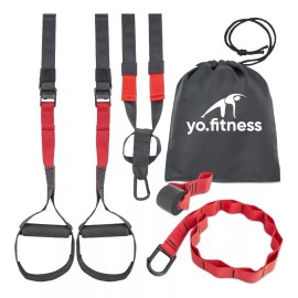 Yo.Fitness 4 Pzs | Entrenamiento En Suspensión | Ejercicio Resistencia