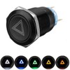 TuToy 19 mm 12 V LED Push Button On Off