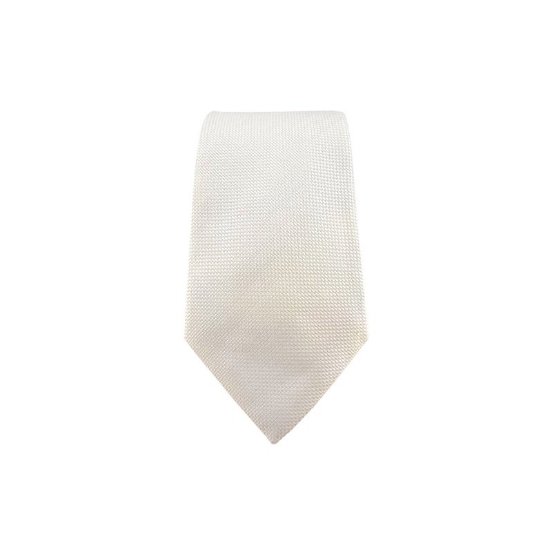blick. Elementum in Plain Monochrome Dot Textured Silk Tie –