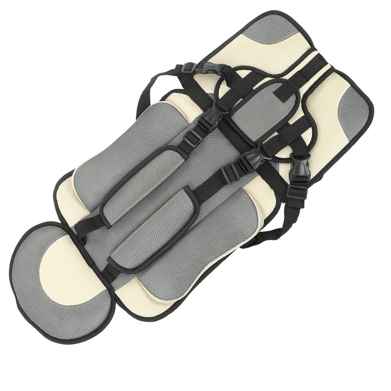 Children Safety Seat Simple Car Portable Seat Foldable Adjustable Strap