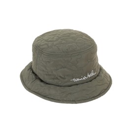 Travis Matthew 7AK920 Women's Thermal Bucket Hat (Quilted Pattern with Slender: Stretchable) / Hat Golf, dark olive, Free size