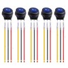 Pack of 5 12 V 20 A Waterproof Round Pre-Wired