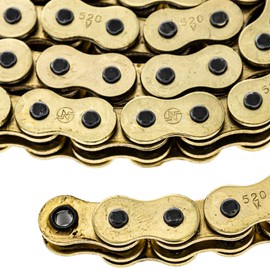 NICHE Gold 520 X-Ring Chain 120 Links with Connecting Master Link