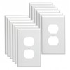Outlet Covers Wall Plates -Duplex Outlet Covers, 1-Gang Standard Size