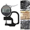 Digital Thickness Gauge 0.001mm/0.00005in 0‑12.7mm Electronic Micrometer Thickness Meter with