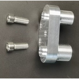 Rodspeedracing Precision Works AC Compressor Adapter fitting Sanden SD7B10 7176 Billet