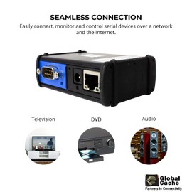 Global Caché IP2SL iTach TCP/IP to Serial Converter - Connects RS232 Control Devices to a Wired Ethernet