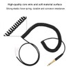 Spiral Audio Cable, Replacement Cable for Headphones, Coiled Cable Headphone
