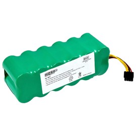 HQRP 14.4V Ni-Mh Battery Compatible with AMIBOT, ARIETE BRICIOLA, DIBEA, HAIER, MIDEA, PROFIMASTER, SICHLER, LP43SC2000P X500 2711 2712 2713 2717, Rollibot BL618 Robot Vac Vacuum Cleaner