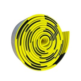 OYKSHDF 16.4ft/5m High-Visibility Edge Guard, Self-Adhesive Thick Foam Safety Bumper Roll, Yellow Black Edge Corner Protector Padding, Walls Furniture Doorways Home Office (3.1in/8cm Wide)