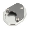 Motorcycle Side Stand Extension Plate Aluminum Alloy Gray Rustproof Replacement