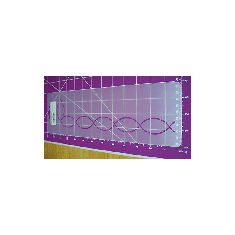 1" Border with Corner Quilting Stencil - NS85