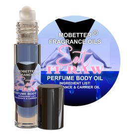 MO Better Fragrance Oils Eat It Raw Perfume Body Oil – 10ml Roll-On – Long-Lasting Fragrance for Men & Women