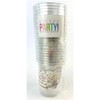 Book-Themed Party Cups, 12 oz Clear Plastic, 24 Count, Floral