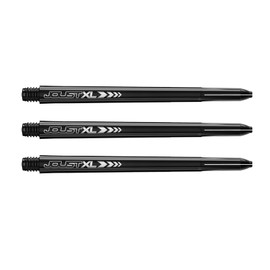 RED DRAGON Luke Humphries Joust XL Black Dart Shafts - 3 Sets Per Pack (9 Dart Shafts in Total)