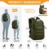 HUNTVP 12L Small Daypack Schoolbag Molle Backpack Student School Rucksack