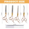 7 Inch Professional Dog Grooming Scissors Kit, 6-in-1 Grooming Scissors
