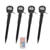LED Landscape Spotlight Light Waterproof 360° Rotatable 13 Colors High