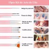 GAB BELLEZA Kit Uñas Lámpara Uv Led, Drill Taladro Y