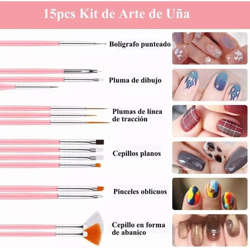 GAB BELLEZA Kit Uñas Lámpara Uv Led, Drill Taladro Y