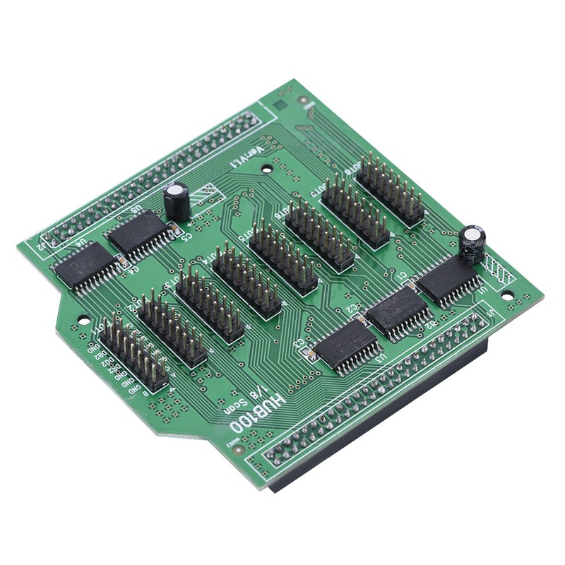 HUB100 8 Outputs PCB Adapter Board Gold plated Copper Pin