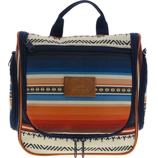 HOOEY HOOEY Cowboy Kit Toiletry/Cosmetics Organizer Overnight Bag (Serape)