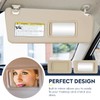 Right Passenger Side Sun Visor Without Light Fit for Toyota