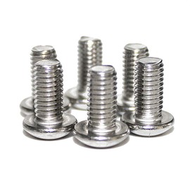 100 Pcs M4-0.70 x 8mm Button Head Socket Cap Bolts Screws, 18-8 Stainless Steel, Allen Hex Drive, ISO 7380, by Fullerkreg,Come in a Plastic Case